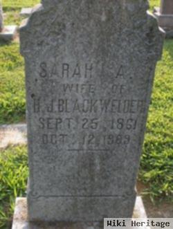 Sarah A. Mclaughlin Blackwelder