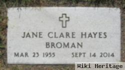 Jane Clare Hayes Broman