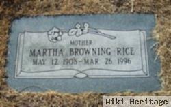 Martha Browning Rice