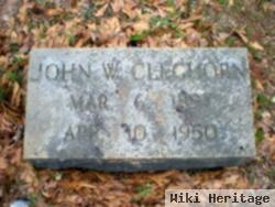 John W. Cleghorn