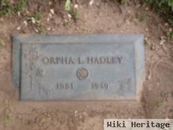 Orpha L Lindley Hadley