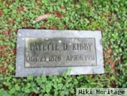 Fayette Day "fay" Kibby