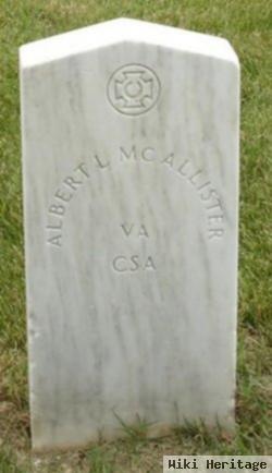 Pvt Albert L. Mcallister