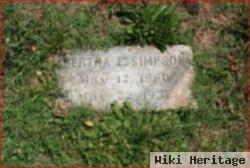 Bertha Eunice Simpson