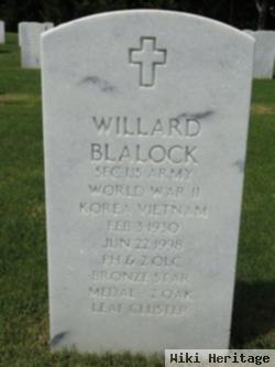 Willard W. "bill" Blalock