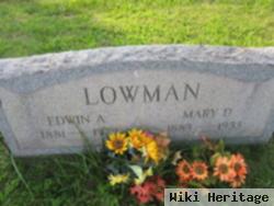 Mary D Lowman