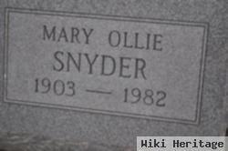 Mary Ollie Snyder