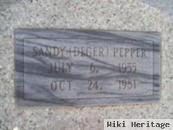 Sandra Sue "sandy" Deger Pepper