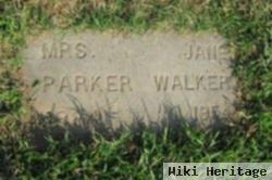 Mrs Jane Parker Walker