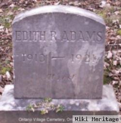 Edith R Adams