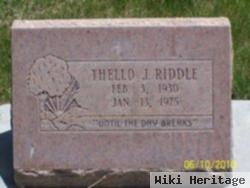 Thello J Riddle