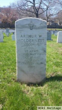 Col Arthur William Holderness, Sr