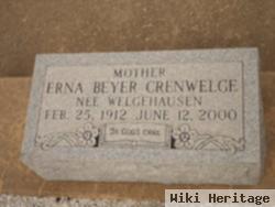 Erna Olga Alma Welgehausen Crenwelge