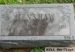 Mary C Henshaw