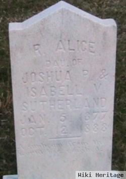 R. Alice Sutherland