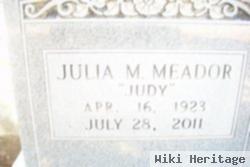 Julia M "judy" Allen Meador