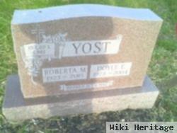 Roberta M Yoder Yost