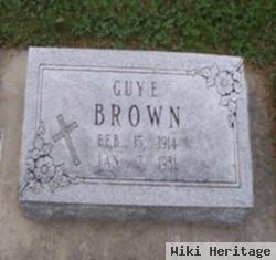 Rev Guy E. Brown