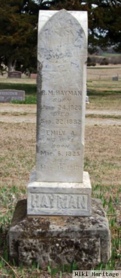 Rufus Melvin Hayman