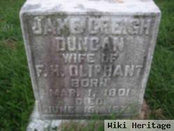 Jane Creigh Duncan Oliphant