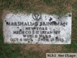 Marshall G Brinkman