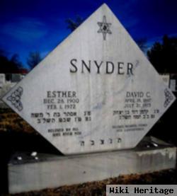 Esther Rothchild Snyder