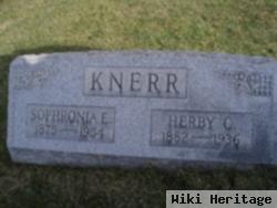 Sophronia E Paul Knerr