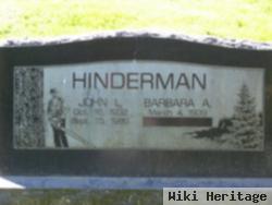 John L Hinderman