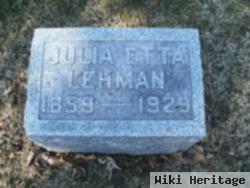 Julia Etta Neal Lehman