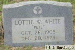 Lottie B. "pete" Watson White