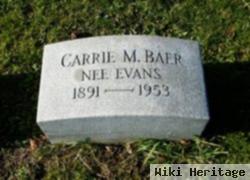 Carrie M. Evans Baer