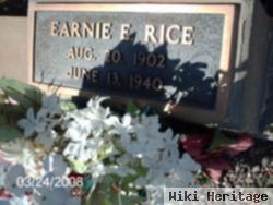 Earnie E Rice