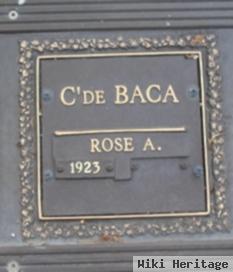 Rose A C De Baca