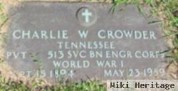 Charles W "charlie" Crowder