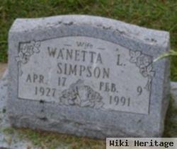 Wanetta L. Hamm Simpson