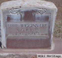 Effie Wiggins Lee