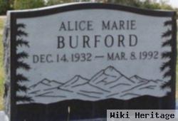 Alice Marie Burford