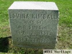 Lovina Kimball Snyder