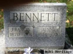 Amy Virginia "jennie" Bartholow Bennett