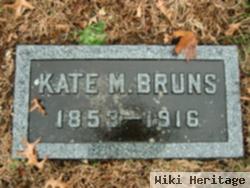 Kate M Bruns