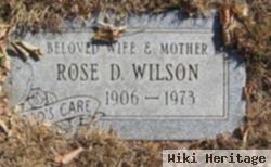 Rose D Wilson