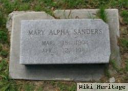 Mary A Sanders