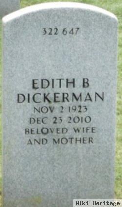 Edith B Dickerman