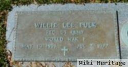 William Lee "willie" Fulk