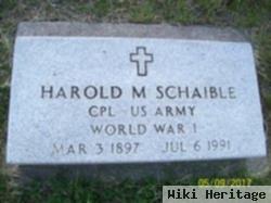 Harold M. Schaible