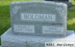 Ralph F Boldman