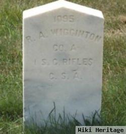 Pvt Robert A Wigginton