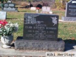 Claire Kathryn "susie" Bowman Green