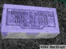 Hannah Elizabeth Packwood Sanders