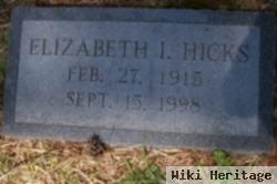 Elizabeth I. Hicks